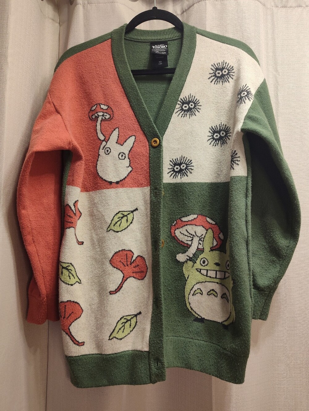 Studio Ghibli's Her Universe My Neighbor Totoro Women's Panel Cardigan - XS